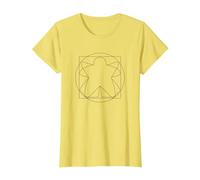 Meeple Vitruvian Man - DaVinci - Jeu de société amusant Meeple T-Shirt