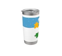 Meeples Ange des neiges Gobelet isotherme en acier inoxydable double paroi