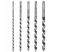 MEEQIAO 5 Pièce Hexagonal Foret À Mèche À Bois,230mm Foret À Bois Set, Vitesses de Coupe élevées, 6 mm / 8 mm / 10 mm / 12 mm / 14 mm pour le Bois, les Carreaux de Brique et le Plastique