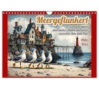 Meergeflunkert (Wandkalender 2026 DIN A4 quer), CALVENDO Monatskalender: Seemannsgarn und andere Halbwahrheiten zwischen Ebbe und Flut