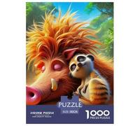 Meerkat, Puzzle De 1000 Pièces, Activité Sociale Interactive Encourageant Collaboration Et Challenge, Idéal pour Jeux Familiaux Ou Sessions Entre Amis, Adapté Aux 12 Ans Et Plus, 38x26cm/1000pcs