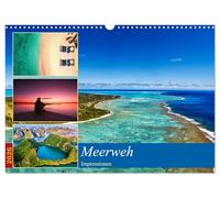 MEERweh Impressionen (Wandkalender 2026 DIN A3 quer), CALVENDO Monatskalender: Das Meer als unerschöpfliche Inspirationsquelle