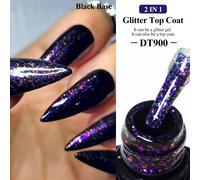 Meet Across 7ml Brillant Paillettes Couche De Finition Feuille D'or Effet Nail Art Gel Vernis À Ongles Tremper Le Vernis Semi Permanent Pour Les Ongles Bricolage.Q52469-2.