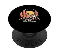 Meet Me Arizona Desert | État américain | Grand Canyon PopSockets PopGrip Adhésif