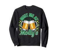 Meet Me at Molly's Chicago Irish Pub Fun St. Paddy's Design Sweatshirt