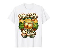 Meet Me at The 19th Hole Funny Golf Golfing Humour T-Shirt