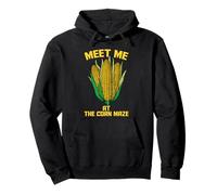 Meet Me at The Corn Maze, vêtements de maïs avec Citation Amusante Sweat à Capuche