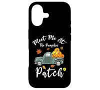 Meet Me At The Pumpkin Patch, Funny Fall Season Harvest Coque pour iPhone 17