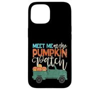 Meet Me at The Pumpkin Patch Pickup Tenue de Noël Coque pour iPhone 15