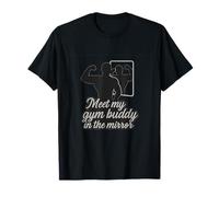 Meet My Gym Buddy Miroir d'entraînement Flexible T-Shirt