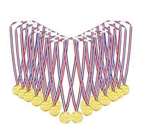 Meet-shop Prix Médailles,Médailles du Gagnant en Plastique 36 pièces Enfant Médailles Or pour la Fête du Sport Enfants Récompense du Concours du Thème Olympique