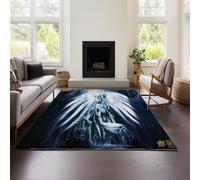 MeeTe Moquette Grise Idéale pour Les Chambres, Les Salons, Les Bureaux, Les Grandes Surfaces, Couvrante Et Insonorisante. Tapis De Sol World of Warcraft (WOW 01,120x160cm)