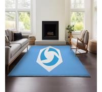 MeeTe Tapis À Poils Longs, Doux Et Antidérapant pour Salle À Manger Ou Chambre À Coucher, Motif Héros De La Tempête (Tempête 03,100x120cm)