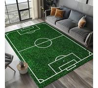 MeeTe Tapis De Football pour Salon 120 X 160 Cm, Tapis De Chambre, Lavable en Machine, Antidérapant, Doux Et Moelleux, Motif Tie-Dye (World Cup 03,80x160cm)