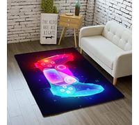 MeeTe Tapis De Manette De Jeu Coloré 3D Motif De Console De Jeu Ciel étoilé Splash, Tapis De Sol De Grande Surface pour Salon Et Chambre d'enfants, Jardin d'enfants, Chambre (Couleur 05,120_x_160_cm)