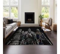 MeeTe Tapis De Salon 2025, Léger Et Luxueux, De Qualité S, Dark Souls, pour Chambre À Coucher, Canapé, Lavable Et Lavable, Imperméable Et Antisalissure. (DS 03,60x90 cm)