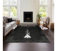MeeTe Tapis De Salon 2025, Léger Et Luxueux, De Qualité S, Dark Souls, pour Chambre À Coucher, Canapé, Lavable Et Lavable, Imperméable Et Antisalissure. (DS 01,150x200 cm)