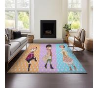 MeeTe Tapis De Salon 2025, Léger Et Luxueux, Qualité S, Spy×Family, pour Chambre À Coucher, Canapé, Lavable, Imperméable Et Antisalissure. (Spy 02,120x160 cm)