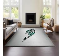 MeeTe Tapis De Salon Bleu Fairy Tail, Motif Vintage Chiné Et Flou, À Poils Courts, Lavable Et Antidérapant, pour Chambre À Coucher (Fairy Tail 01,60x90 cm)