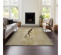 MeeTe Tapis De Salon Fallout New Vegas, Canapé, Table Basse, Tapis De Sol Haut De Gamme, Léger Et Luxueux, pour Chambre À Coucher, Chevet, Couverture Lavable (Fallout 02,45x120cm)