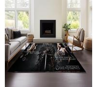MeeTe Tapis De Salon Game of Thrones, Canapé, Table Basse, Tapis De Sol Haut De Gamme, Léger Et Luxueux, pour Chambre À Coucher, Chevet, Couverture Lavable (GOF 01,140x200cm)