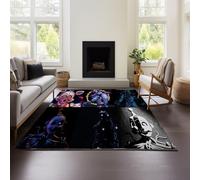 MeeTe Tapis De Salon Léger Et Luxueux, Five Nights at Freddy's Sister Locati, Villa Italienne Nordique Haut De Gamme, Grand Canapé Plat, Couverture Haut De Gamme (Nuits 03,100x150cm)