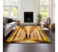 MeeTe Tapis De Salon Spy×Family, Canapé, Table Basse, Tapis De Sol Haut De Gamme, Léger Et Luxueux, pour Chambre À Coucher, Chevet, Couverture Lavable (Spy 02,120x180cm)