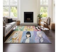 MeeTe Tapis De Salon Spy×Family, Canapé, Table Basse, Tapis De Sol Haut De Gamme, Léger Et Luxueux, pour Chambre À Coucher, Chevet, Couverture Lavable (Spy 03,45x120cm)