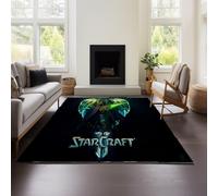 MeeTe Tapis De Salon Starcraft, Canapé, Table Basse, Tapis De Sol Haut De Gamme, Léger Et Luxueux, pour Chambre À Coucher, Chevet, Couverture Lavable (SC 03,120x160cm)