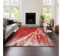 MeeTe Tapis De Salon Starcraft, Canapé, Table Basse, Tapis De Sol Haut De Gamme, Léger Et Luxueux, pour Chambre À Coucher, Chevet, Couverture Lavable (SC 02,100x150cm)