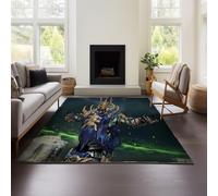 MeeTe Tapis De Salon Tiny Tina's Wonderlands, Lavable, Imperméable, pour Chambre À Coucher, Chevet, Couleur Unie, Léger, Luxueux Et Haut De Gamme (TTW 03,160x240 cm)