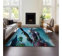 MeeTe Tapis De Salon Tiny Tina's Wonderlands, Lavable, Imperméable, pour Chambre À Coucher, Chevet, Couleur Unie, Léger, Luxueux Et Haut De Gamme (TTW 02,120x160 cm)