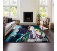 MeeTe Tapis De Sol pour Chaise D'ordinateur, Bureau Pivotant Azur Lane, Chaise De Jeu, Bureau D'étude, Tapis Antidérapant (AZ 01,60x90 cm)