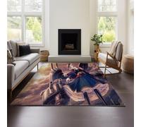 MeeTe Tapis De Sol pour Chaise D'ordinateur, Bureau Pivotant Azur Lane, Chaise De Jeu, Bureau D'étude, Tapis Antidérapant (AZ 03,60x90 cm)