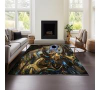 MeeTe Tapis De Sol pour Chaise D'ordinateur, Bureau Starcraft, Chaise De Jeu Pivotante, Tapis Antidérapant pour Bureau (SC 03,120x160 cm)