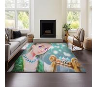MeeTe Tapis De Sol pour Chaise D'ordinateur Dragon Quest XI, Chaise De Jeu Pivotante, Tapis Antidérapant pour Bureau (DQ 01,100x150 cm)