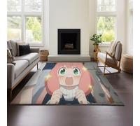 MeeTe Tapis De Sol pour Chaise D'ordinateur Spy×Family, Chaise De Jeu Pivotante, Bureau D'étude, Tapis Antidérapant (Spy 02,60x90 cm)