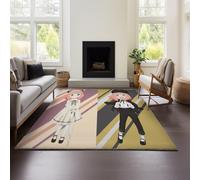 MeeTe Tapis De Sol pour Chaise D'ordinateur Spy×Family, Chaise De Jeu Pivotante, Bureau D'étude, Tapis Antidérapant (Spy 03,60x90 cm)