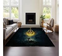 MeeTe Tapis Elden Ring - Paillasson Indispensable pour Les Chambres D'adolescents, Idéal pour Les Chambres, Les Salles De E-Sport Et Les Salles De Jeux pour Garçons (Ring 01,120x160 cm)