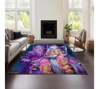 MeeTe Tapis Épais Imitation Cachemire Hearthstone Heroes of Warcraft, Style Nordique Marocain, pour Salon, Chambre À Coucher, Canapé, Table Basse, Couverture, Style Ethnique (HOF 02,80x120cm)