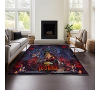 MeeTe Tapis Épais Imitation Cachemire Hearthstone Heroes of Warcraft, Style Nordique Marocain, pour Salon, Chambre À Coucher, Canapé, Table Basse, Couverture, Style Ethnique (HOF 03,80x160cm)