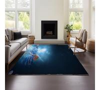 MeeTe Tapis Épais Imitation Cachemire Kevin Durant, Style Marocain, pour Salon, Chambre, Canapé, Table Basse, Couverture, Style Ethnique, Américain, Country, Rétro (Kevin 01,120x180cm)