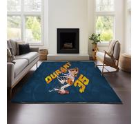MeeTe Tapis Épais Imitation Cachemire Kevin Durant, Style Marocain, pour Salon, Chambre, Canapé, Table Basse, Couverture, Style Ethnique, Américain, Country, Rétro (Kevin 02,120x180cm)