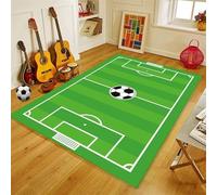 MeeTe Tapis Épais Imitation Cachemire pour Terrains De Football Et De Basket-Ball, Style Marocain, pour Salon, Chambre À Coucher, Canapé, Table Basse, Couverture Ethnique (Vert 2,100x150cm)