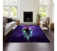 MeeTe Tapis Épais Imitation Cachemire « Tiny Tina's Wonderlands » Marocain, Salon, Chambre, Canapé, Table Basse, Couverture, Style Ethnique, Américain, Country, Rétro (TTW 01,80x120cm)