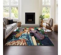 MeeTe Tapis Fairy Tail pour Salon, Lavable, Imperméable, pour Chambre À Coucher, Couleur Unie, Léger, Luxueux Et Haut De Gamme (Fairy Tail 03,150x200 cm)