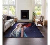 MeeTe Tapis Game of Thrones pour Chambre À Coucher, Salon, Enfants, Garçons, Adolescents, Tapis De Couloir en Flanelle, Paillasson (GOF 02,120x160 cm)