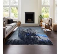 MeeTe Tapis Game of Thrones pour Salon, Lavable, Imperméable, pour Chambre À Coucher, Couleur Unie, Léger, Luxueux Et Haut De Gamme (GOF 03,160x240 cm)