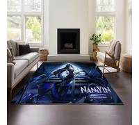 MeeTe Tapis Gris pour Chambres, Salons, Bureaux, Grandes Surfaces, Couverture Intégrale, Insonorisation, Tapis De Sol Tower of Fantasy (TOF 02,45x120cm)