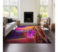 MeeTe Tapis Hearthstone Heroes of Warcraft pour Salon 120 X 160 Cm, Tapis De Chambre, Lavable en Machine, Antidérapant, Doux Et Moelleux, Motif Tie-Dye (HOF 01,160x240cm)